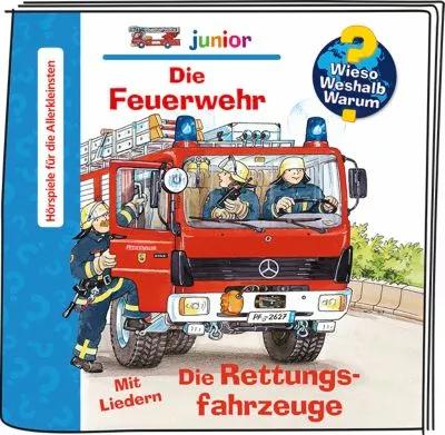 Tonies Wieso Weshalb Warum Junior - Die Feuerwehr/Die Rettungsfahrzeuge 5 Tonies Wieso Weshalb Warum Junior - Die Feuerwehr/Die Rettungsfahrzeuge – Bild 3