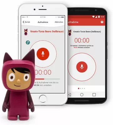 Tonies Kreativ-Tonie, Beere/hellbraun 4 Tonies Kreativ-Tonie, Beere/hellbraun – Bild 2